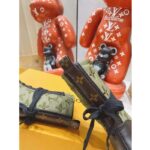 Louis Vuitton LV Women Laureate Platform Desert Boot Khaki Green Embroidered Nylon Suede Calf – Image 9