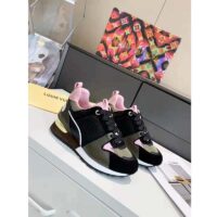 Louis Vuitton LV Women Run Away Sneaker Pink Suede Calf Leather and Nylon