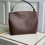 Louis Vuitton Women Graceful PM Hobo Brown Damier Ebene Coated Canvas – Image 3