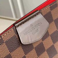 Louis Vuitton Women Graceful PM Hobo Brown Damier Ebene Coated Canvas