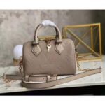 Louis Vuitton Women Speedy Bandoulière 25 Handbag Tourterelle Embossed Grained Cowhide Leather - Bild 3