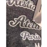 Dior CD Men Christian Dior Atelier Sweater Gray Wool Jersey - Imagen 7