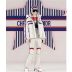 Dior Women Dioralps Hooded Down Jacket White Three-Tone Dior Star - Image 11