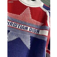Dior Women Dioralps Stand Collar Sweater Star Wool and Cashmere