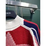 Dior Women Dioralps Stand Collar Sweater Star Wool and Cashmere - immagine 9