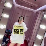 Gucci GG Women Gucci 100 Cotton Sweatshirt Off-Whtie Cotton Oversized Crewneck - Image 10