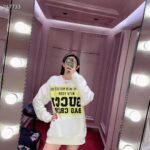 Gucci GG Women Gucci 100 Cotton Sweatshirt Off-Whtie Cotton Oversized Crewneck - Image 8