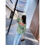 Gucci GG Women Gucci 100 Two-Piece Set Green Silk Interlocking G - Image 14