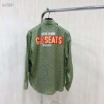 Gucci GG Women Gucci 100 Two-Piece Set Green Silk Interlocking G - Image 3