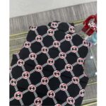 Gucci GG Women Interlocking G Down Padded Vest Black Red Nylon – Bild 5