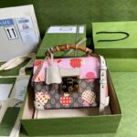 Gucci GG Women Les Pommes Padlock Small Bag GG Supreme Canvas - Image 2