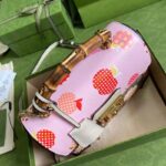 Gucci GG Women Les Pommes Padlock Small Bag GG Supreme Canvas - Image 4
