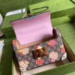 Gucci GG Women Les Pommes Padlock Small Bag GG Supreme Canvas - Image 5