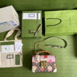 Gucci GG Women Les Pommes Padlock Small Bag GG Supreme Canvas - Image 8