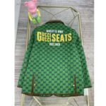 Gucci Women Gucci 100 Quilted GG Jacket Green Blue Quilted GG Canvas - Image 9