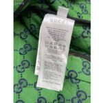 Gucci Women Gucci 100 Quilted GG Jacket Green Blue Quilted GG Canvas - Image 8