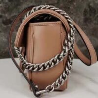 Gucci Women GG Marmont Mini Shoulder Bag Beige Double G Matelassé