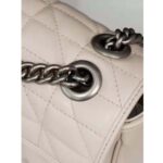 Gucci Women GG Marmont Mini Shoulder Bag White Double G Matelassé – Bild 11