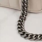 Gucci Women GG Marmont Mini Shoulder Bag White Double G Matelassé – Bild 14