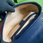 Gucci Women GG Marmont Multicolor Small Shoulder Bag Pink Red Canvas - Image 9