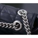Gucci Women GG Marmont Small Shoulder Bag Black Matelassé Double G - Image 8