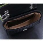 Gucci Women GG Marmont Small Shoulder Bag Black Matelassé Double G - Image 6