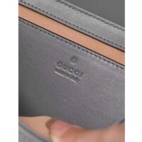 Gucci Women GG Marmont Super Mini Bag Grey Double G Matelassé