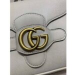 Gucci Women GG Small Messenger Bag with Double G White Leather - Bild 9