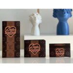 Louis Vuitton LV Unisex Brazza Wallet Monogram Stripes Brown Canvas - immagine 5