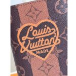 Louis Vuitton LV Unisex Brazza Wallet Monogram Stripes Brown Canvas - immagine 7