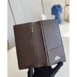 Louis Vuitton LV Unisex Brazza Wallet Monogram Stripes Brown Canvas - immagine 6