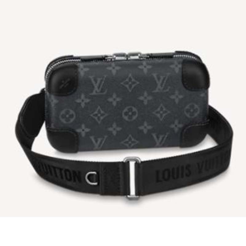 Pre-owned Louis Vuitton 2020s Horizon Clutch Bag In Black