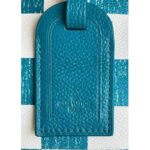 Louis Vuitton LV Unisex Keepall Bandoulière 45 Bag Teal Cowhide Leather - Image 11