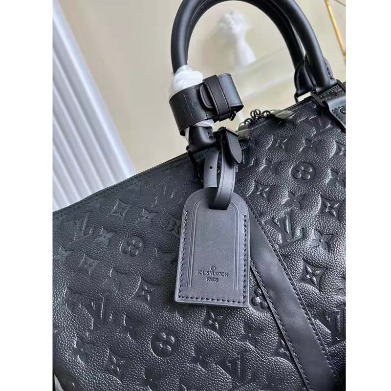 Louis Vuitton Keepall Bandoulière 50 Black Taurillon