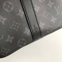 Louis Vuitton LV Unisex Keepall Bandoulière 50 Monogram Eclipse Reverse Coated Canvas