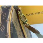 Louis Vuitton LV Unisex Keepall Bandoulière 50 Travel Bag Brown Canvas - Image 9