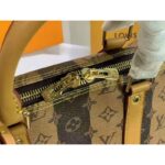 Louis Vuitton LV Unisex Keepall Bandoulière 50 Travel Bag Brown Canvas - Image 8