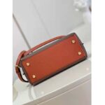 Louis Vuitton LV Unisex Lockme Ever BB Handbag Brown White Calfskin - Image 7