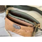 Louis Vuitton LV Unisex Maxi Multi Pochette Accessoires Handbag Green Beige - Image 6