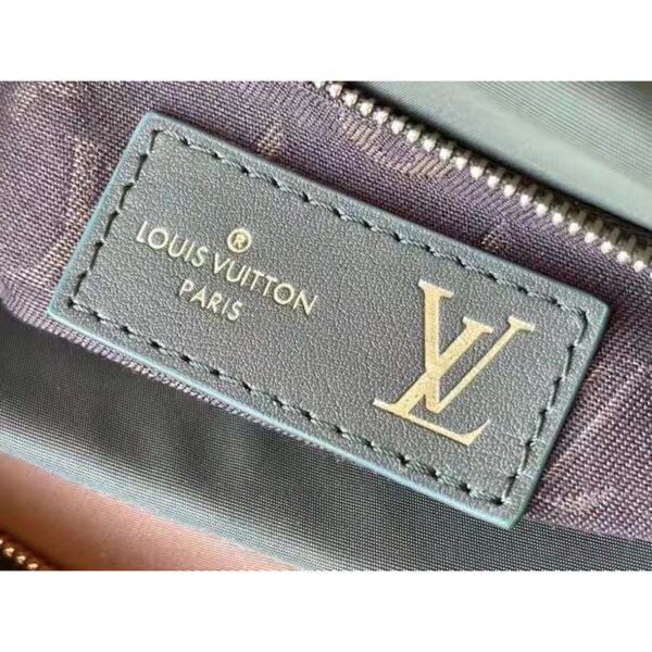 Louis Vuitton LV Unisex Maxi Multi Pochette Accessoires Handbag Green Beige (11)