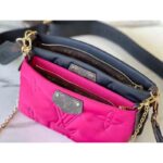 Louis Vuitton LV Unisex Maxi Multi Pochette Accessoires Handbag Fuchsia Black - immagine 7