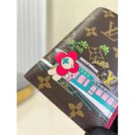 Louis Vuitton LV Unisex Passport Cover Pink Monogram Coated Canvas - Imagen 8