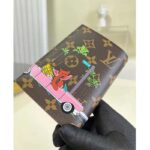 Louis Vuitton LV Unisex Passport Cover Pink Monogram Coated Canvas - Imagen 4