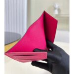 Louis Vuitton LV Unisex Passport Cover Pink Monogram Coated Canvas - Imagen 6