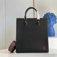 Louis Vuitton LV Unisex Sac Plat PM Black Epi Grained Cowhide Leather