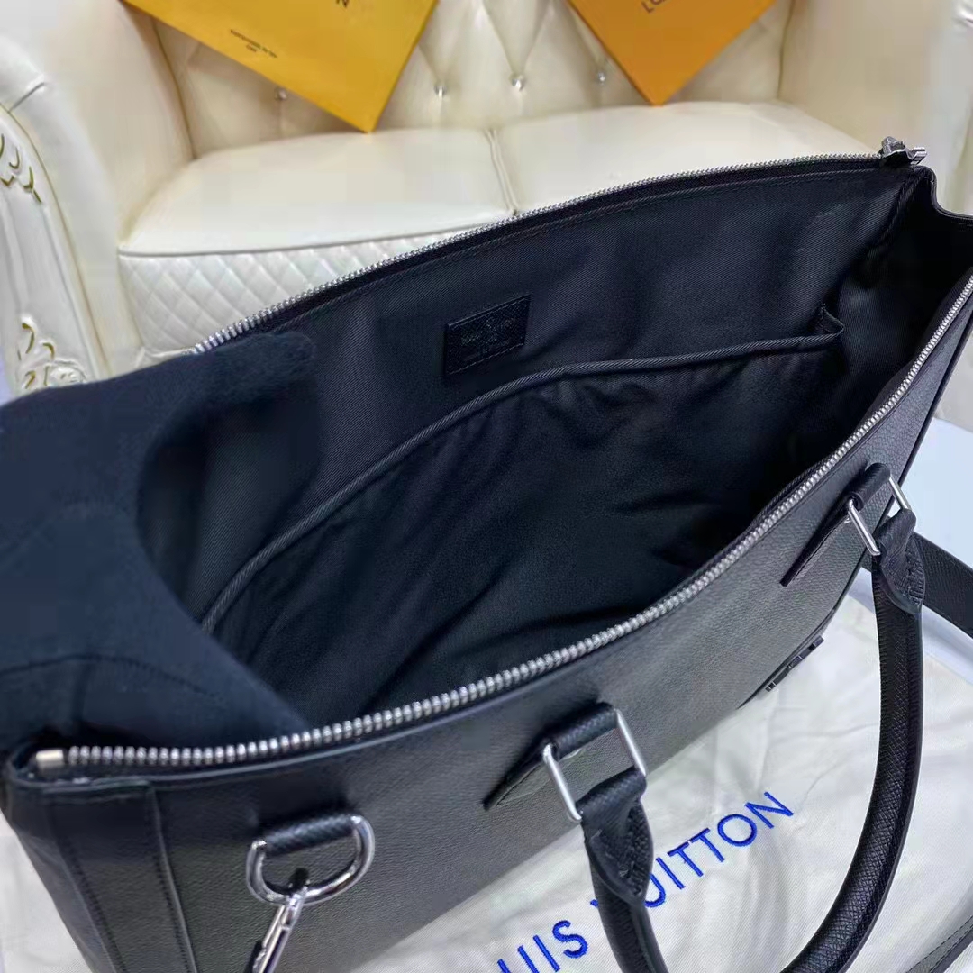 Shop Louis Vuitton TAIGA Slim briefcase (M30810, M30856) by Lecielbleu