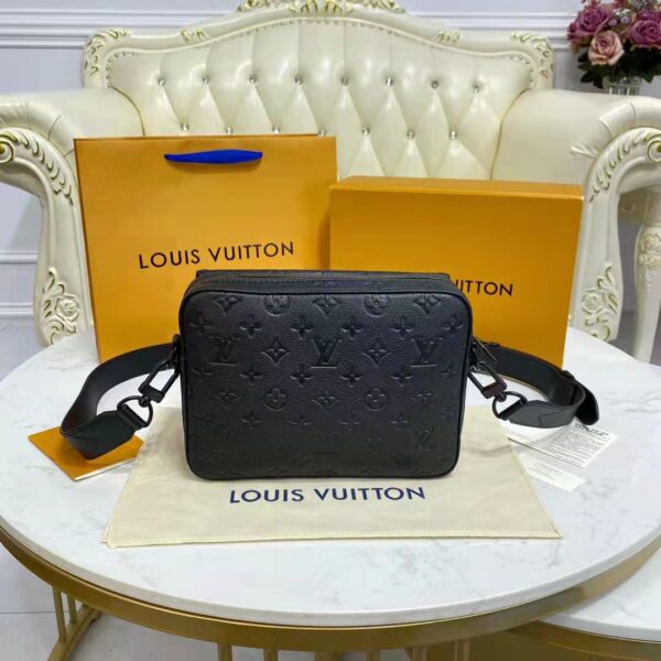 Louis Vuitton LV Unisex Steamer Messenger Monogram Cowhide Taurillon Leather (6)