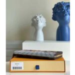 Louis Vuitton LV Unisex Zippy Wallet Red Monogram Coated Canvas Cowhide Leather - Imagen 6