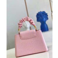 Louis Vuitton LV Women Capucines BB Handbag Pink Taurillon Calfskin