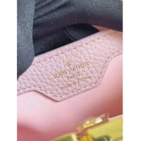 Louis Vuitton LV Women Capucines BB Handbag Pink Taurillon Calfskin